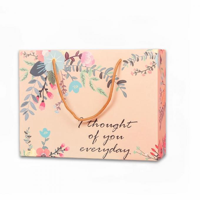 Reusable Strong Paper Retail Shopping Bags Printed Plastic Grocery Bags 1