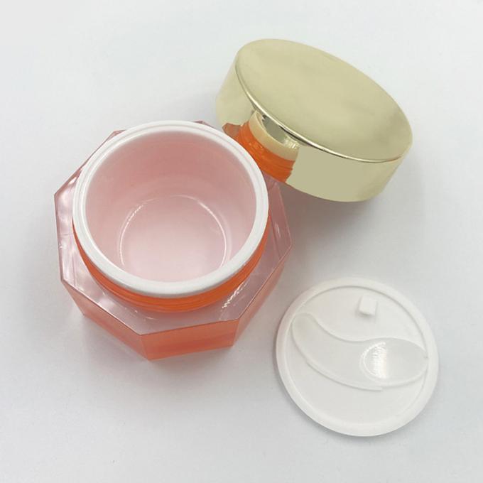 Leak proof Transparent Acrylic Cosmetic Jar Diamond Jar for Skin Care Cream - 50g 1