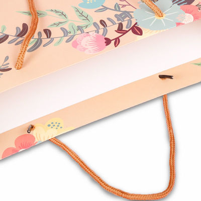 Waterproofing Paper Custom Shopping Bags For Retail Tear Resistance