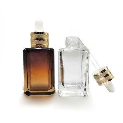 China SGS Certified Essential Oil Glass Dropper Bottles Sturdy 50ml Cream Bottle