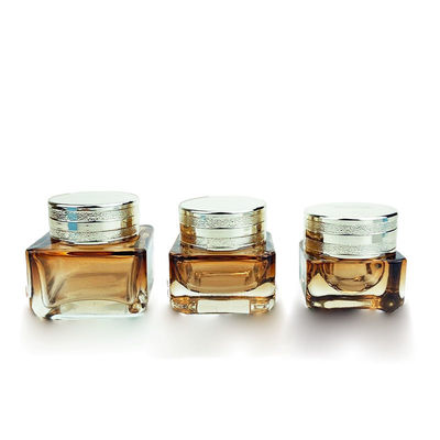 Customization Empty Cosmetic Packaging Bottle Glass Cream Container 55*76mm