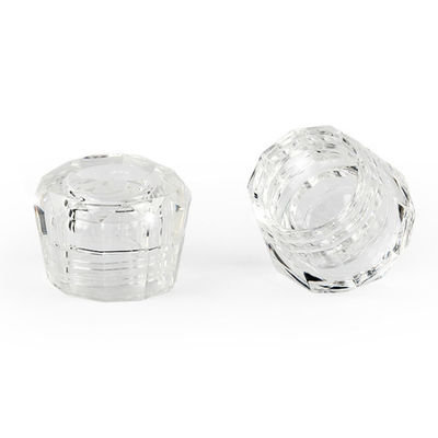 Small Glitter Packaging Cosmetic Acrylic Jar PMMA 5g Cosmetic Jar