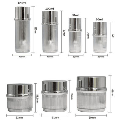 Luxury Sleek Cosmetic Packaging Set Cosmetic Packaging Containers OEM