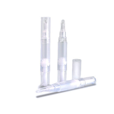 China Cylindrical Clear Twist Cosmetic Pen Cosmetic Packaging Container 1.5ml /2ml