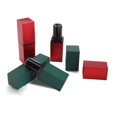 High Durability Green ABS Lipstick Refillable Tubes 3.8g Capacity