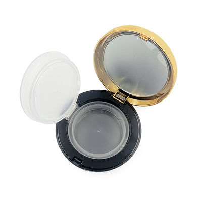 Round Plastic Refillable Cushion Foundation Case with Snap Closure for Cosmetics / Skin Care