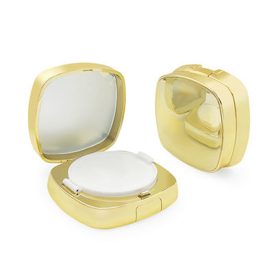 Reusable Empty Cushion Foundation Case with Snap Closure Round